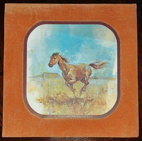 VTG American Greetings Card Wildlife Series Horse Ivan J VUKICH Art P4 - Picture 5 of 11