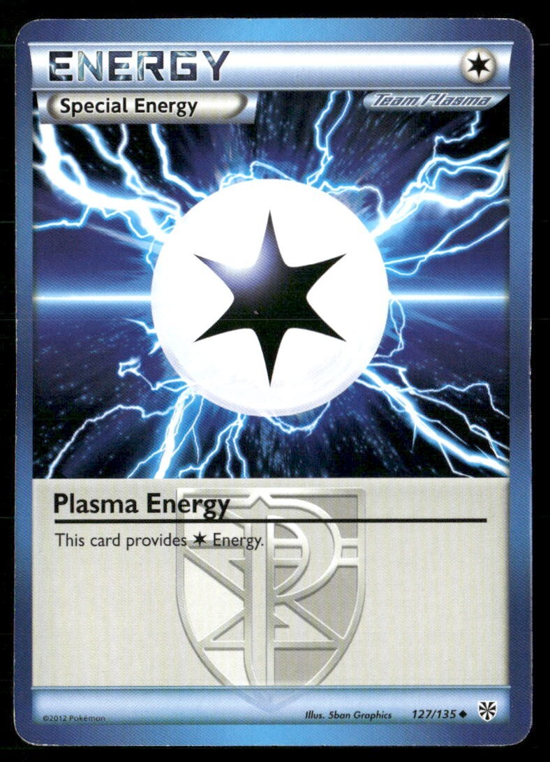 2013 Plasma Storm Set Pokemon Card 127  Plasma Energy LP