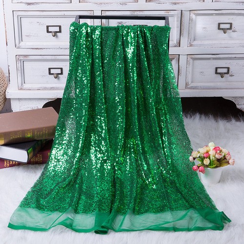 Glitz Embroidery Sequin Lace Fabric Mesh DIY Wedding Evening Party Event Dress - Picture 17 of 49