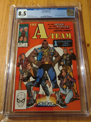 The A-Team #1 - CGC 8.5 - Based on the NBC Television Series 3/84 WP