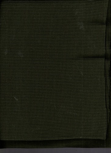 1 yard jacket ribbing olive green 97% acrylic 3% spandex 44" wide - Picture 1 of 2
