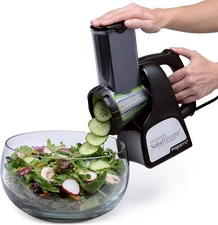 Presto 02970 Professional SaladShooter Electric Slicer/Shredder, Black 