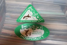 David Bowie - 2x unused Backstage Pass - FREE POSTAGE - Glass Spider #5
