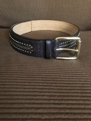 Women’s Michael by Michael Kors Brown Leather Studded Fur Belt Size small s-l400.jpg main image 3