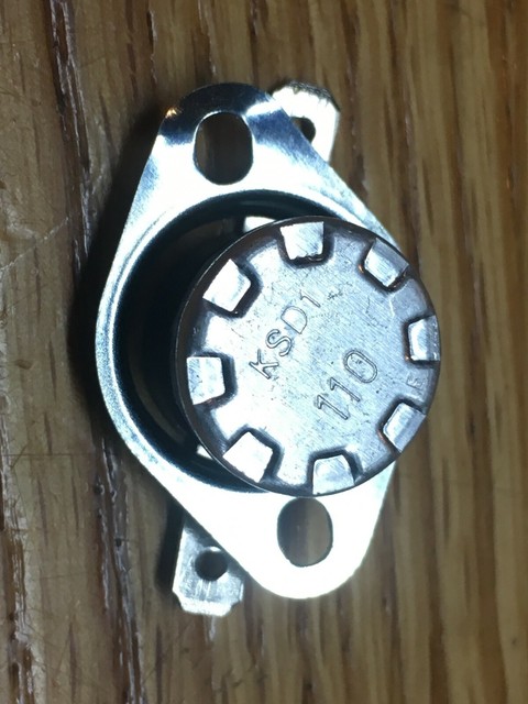 Emerson Microwave Oven Thermostat RU KSD110C KSD-110C KSD1-110 for sale ...