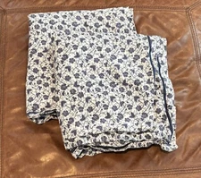 Urban Habitat King Pillow Shams (2) Blue & White Floral