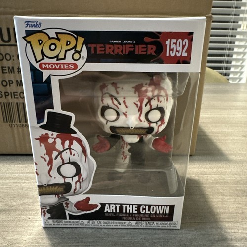 Funko Pop! Bloody Art The Clown - Terrifier #1592 Vinyl Figure Inc. Protector