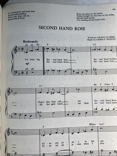Brimhalls Greatest Hits of the 20s song book easy Piano 1920s Sheet Music Songs - Picture 10 of 12