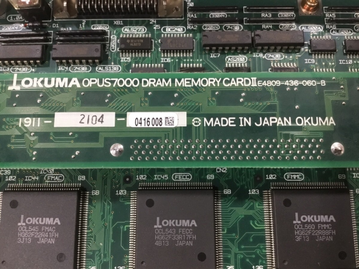 Okuma OPUS7000 SCSI Board E4809-045-157-B A911-2222 With Okuma OPUS7000 SCSI Board E4809-045-157-B A911-2222 With