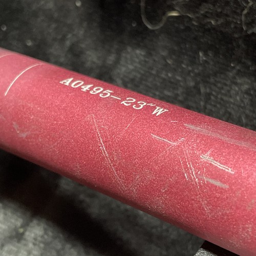 Vintage Rare Qranc Pink Quikstik Bar Handlebar Anodized 23” X 25.4 Flat MTB Nice - Picture 8 of 8