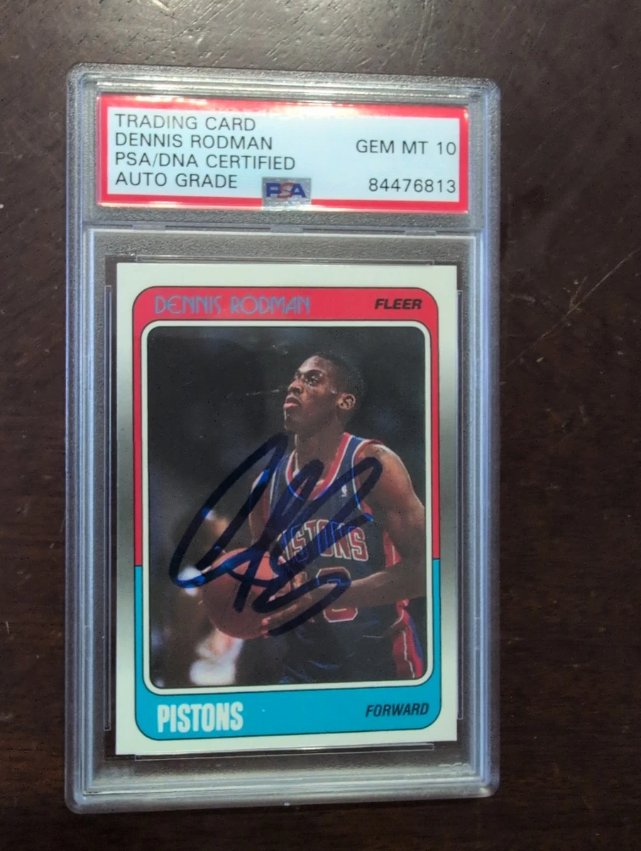 Dennis Rodman Autographed Basketball Trading Cards for sale | eBay