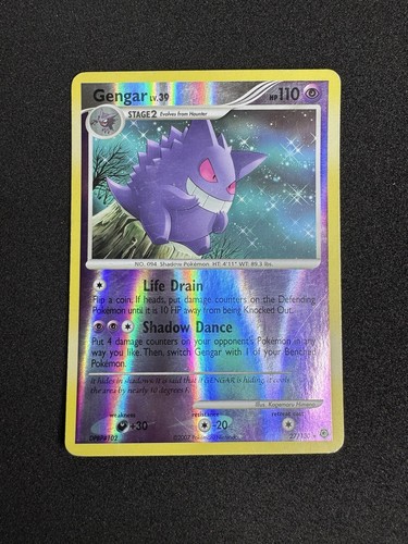 Pokémon Gengar Diamant und Perle 27/130 Reverse Holo Rare