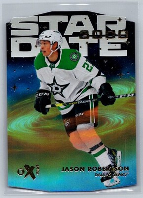 2023-24 SkyBox E-X 2000 #SD-8 Jason Robertson Star Date 3000 Dallas Stars