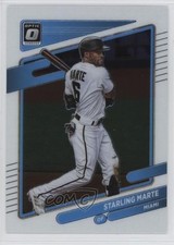 2021 Panini Donruss Optic Starling Marte #163 uu6