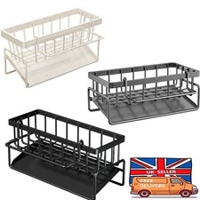 Sink Caddy Basket Drain Rack Sponge Dishcloth Holder Kitchen Storage Organizer