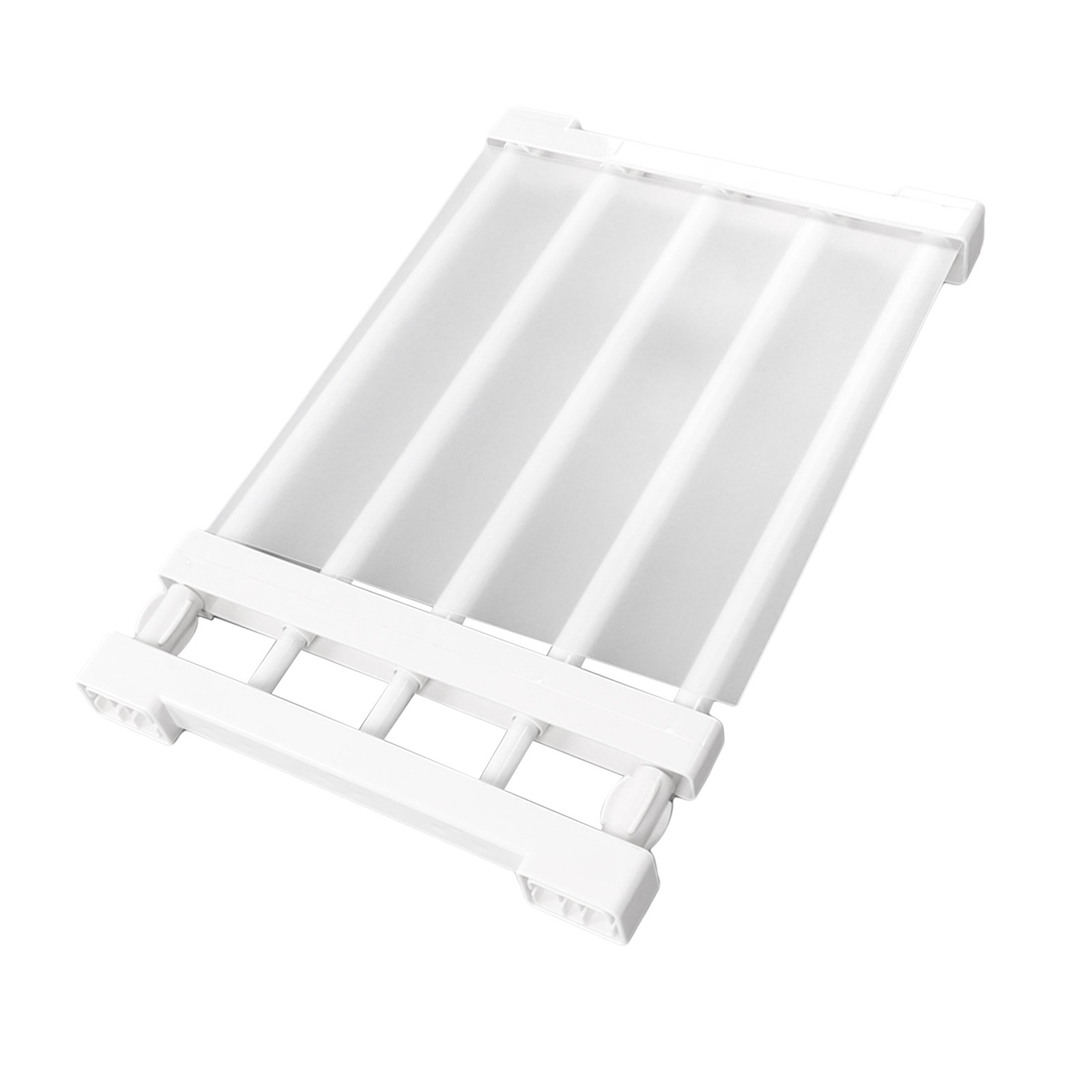 Closet Tension Shelf Expandable Nail Free Cabinet Divider Storage Rack For