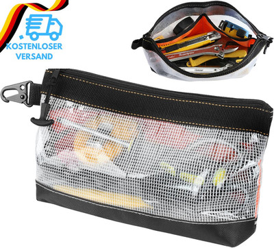 Small Tool Zipper Pouch, Werkzeugtasche Klein Transparentes Pvc-Material, Bankta