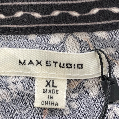 Max Studio, Maxikleid, Größe: XL, Schwarz/Mehrfarbig, Elasthan/Polyester #yCE - Bild 3 von 5