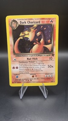 Dark Charizard 4/82   Top Zustand   Team Rocket   Holo Rare Pokemon Karte