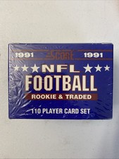 Score 1991 - NFL Football Rookie and Traded - 110 Card Set - New Unopened Box