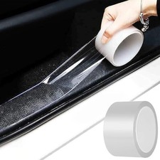 Anti-Scratch Anti-Collision Adhesive Strip Car Door 33Ft x 2In Transparent