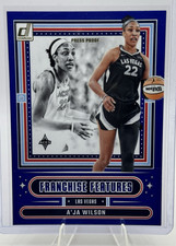 A'ja Wilson 2025 Donruss WNBA - Franchise Features Purple Press Proof Card# 11