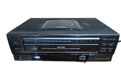 Aiwa XC-37M No Remote CD Changer 5 Compact Disc Player Tested