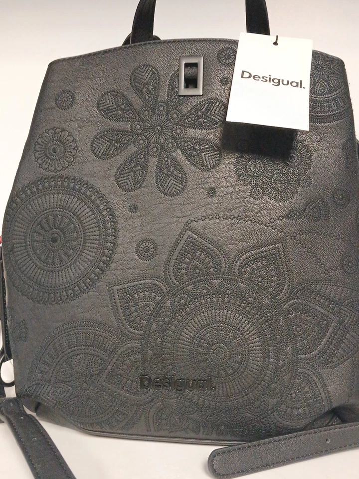 Desigual Dejavu Sumy Mini Mochila Mochila Mochila Negra Foto 4 de 4