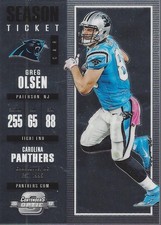 2017 Panini Contenders Optic #6 Greg Olsen - FB