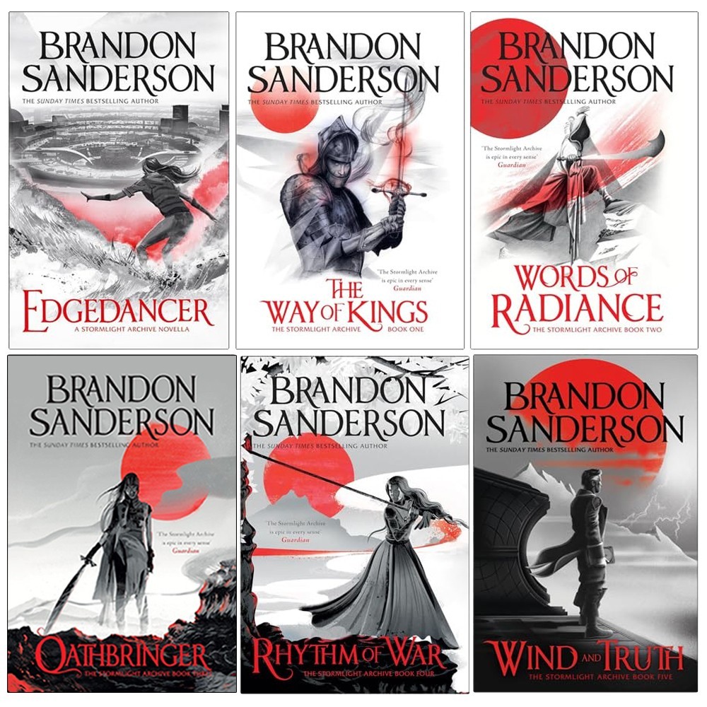 Stormlight Archive Series 6 Books Collection Set by Brandon Sanderson Radiance