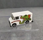 Hot Wheels Incredible Hulk white van Mattel 1976 scene machine vintage Hong Kong