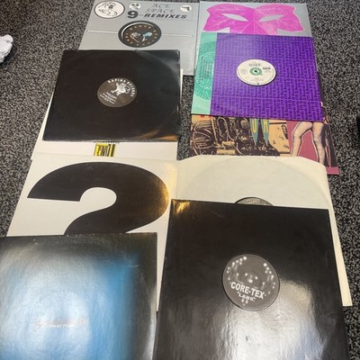 Massive 90s Techno/Rave Vinyl Bundle - 10 Records Lot - R&S Dance - Ectacy - Eye