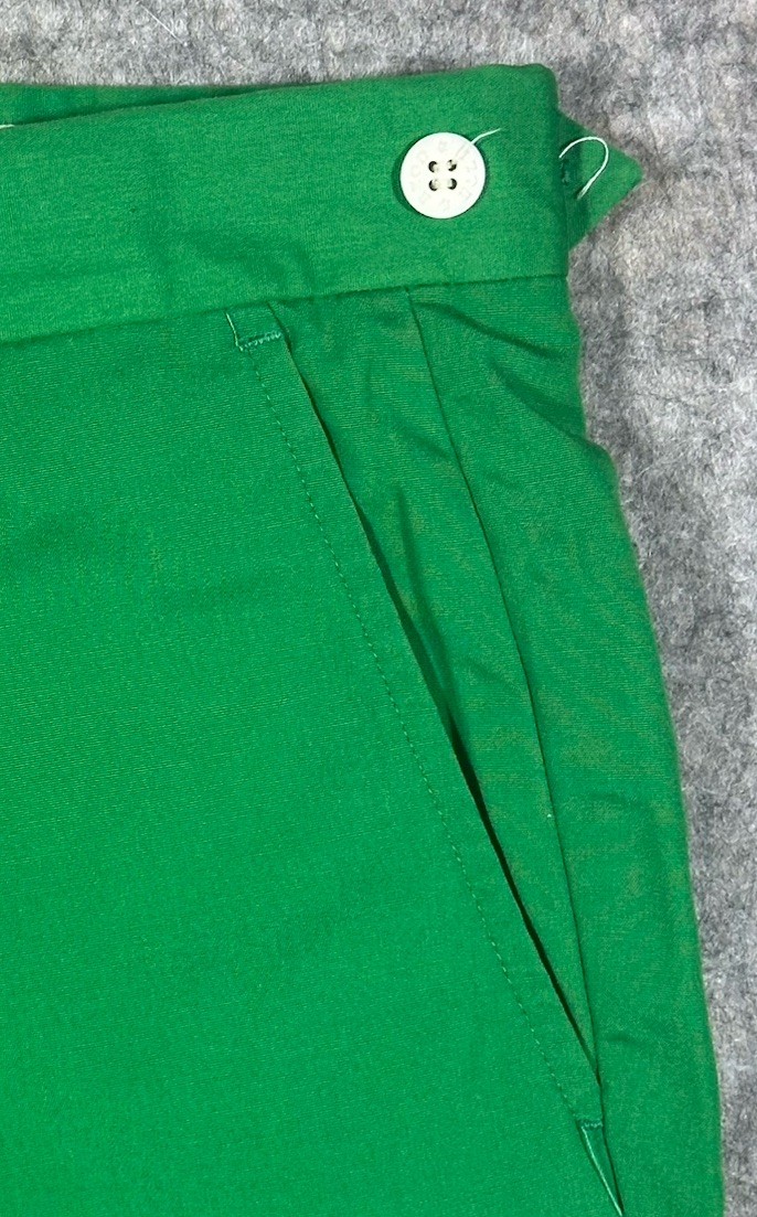 Vintage Izod Lacoste Pants Men’s 38x33.5 Kelly Green Masters Golf 80s Disco READ thumbnail 5