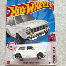 Hot Wheels Compact Kings Custom 70 Honda N600 White Diecast Car 164 2021