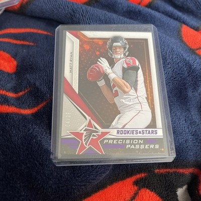 2019 Panini Rookies & Stars Precision Passers Matt Ryan Purple Numbered /39 SSP