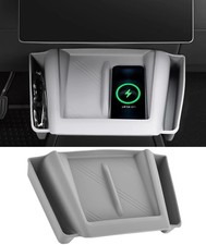 Car Center Console Side Organizer Tray Storage Sunglasses Holder with Wireles...