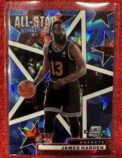 2021-22 Optic - All-Star Aspirations James Harden #18 Blue Cracked Ice Prizm /75