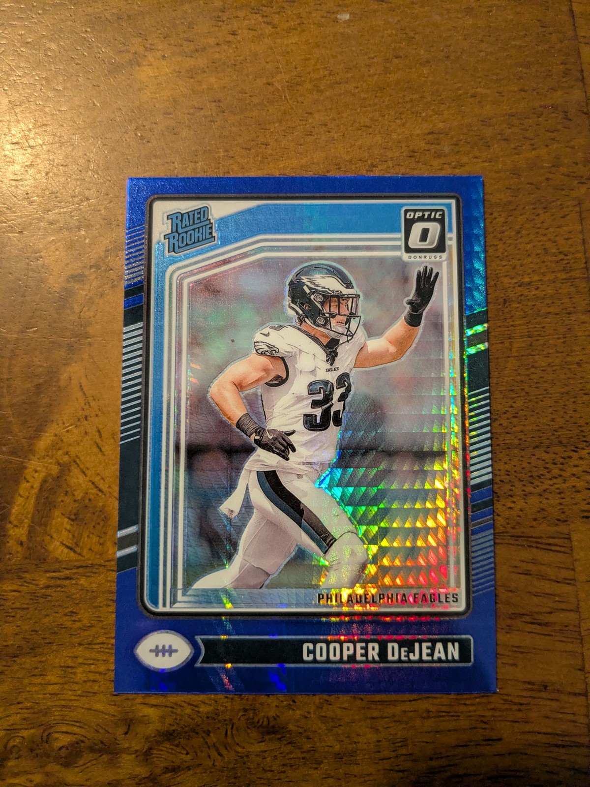 2024 Donruss Optic #221 Cooper DeJean Blue Hyper