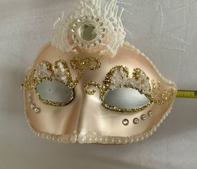 Christmas Glass Ornament Masquerade Mask