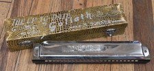 Vintage M. Hohner The Goliath Harmonica 48 Reeds w Original Box Germany