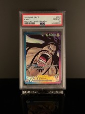 ✅2022 ONE PIECE OP01-ROMANCE DAWN #061 KAIDO ALTERNATE ART-ERRATA PSA 10