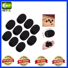 10 Pack Mini Foam Windscreen for Lapel Microphones - Ultimate Audio Clarity