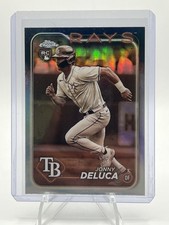 2024 Topps Chrome Jonny Deluca - Rookie Sepia Refractors #163 Tampa Bay Rays