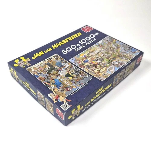 2015 Jan van Haasteren USA & Flea Market 500+1000 Piece Jigsaw Puzzle Jumbo
