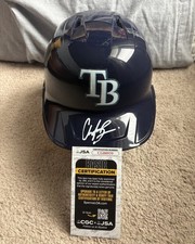 Chandler Simpson Signed Autographed Tampa Bay Rays FULL SIZE Batting Helmet JSA!