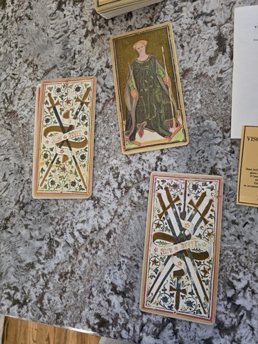 I Tarot des Visconti Sforza Visconti Tarot il Meneghello 1996 #Ed Incomplete HTF - Picture 5 of 8
