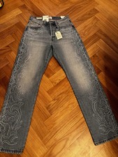 Levi s 501 Curve Damen Jeans W27 L30 Grau Str...