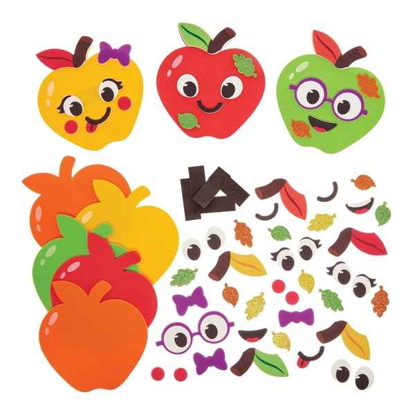 Herbstdeko Apfel-Deko-Set 8Er-Pack FüR Kinder, Basteln, Baker Ross-image