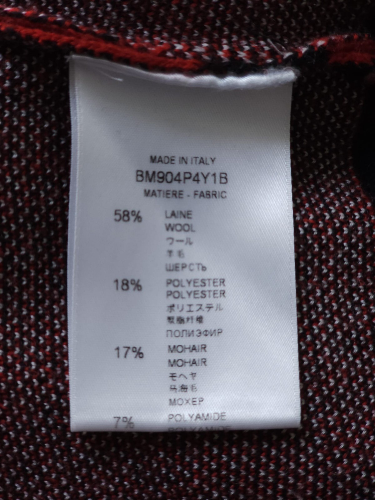 GIVENCHY - Patchwork Jacquard Wool Blend Sweater … - image 7