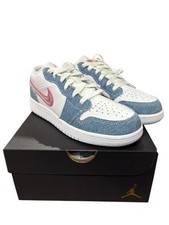 Jordan, Youth, 1 Low SE, GS, Denim, Sequin